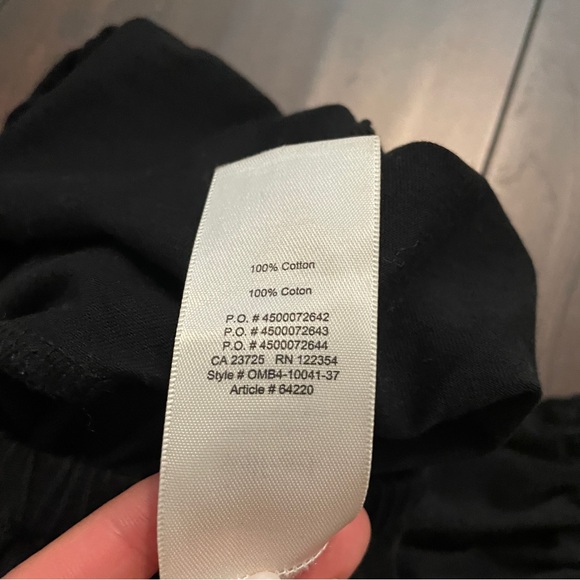 Aritzia Wilfred cropped black long sleeve 100% cotton - Picture 3 of 3